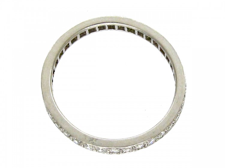Art Deco Platinum & Diamond Eternity Ring