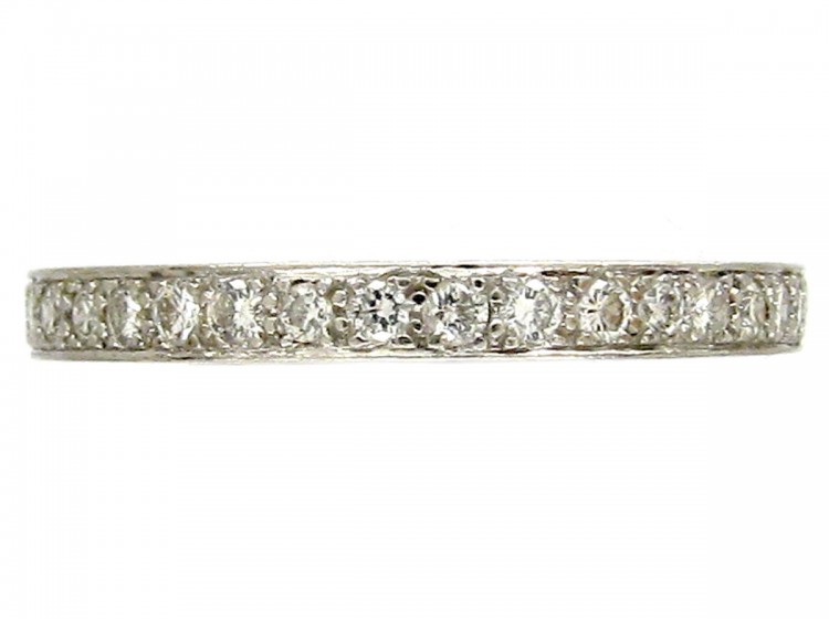 Art Deco Platinum & Diamond Eternity Ring