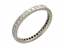 Art Deco Platinum & Diamond Eternity Ring