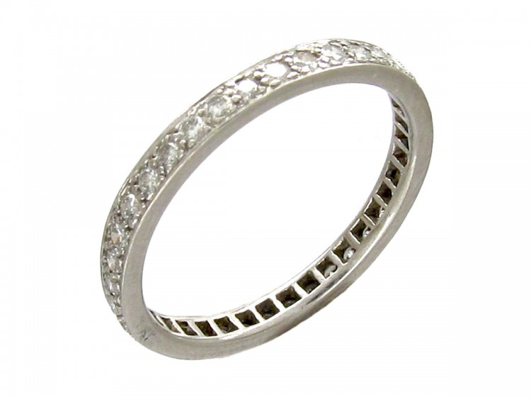 Art Deco Platinum & Diamond Eternity Ring