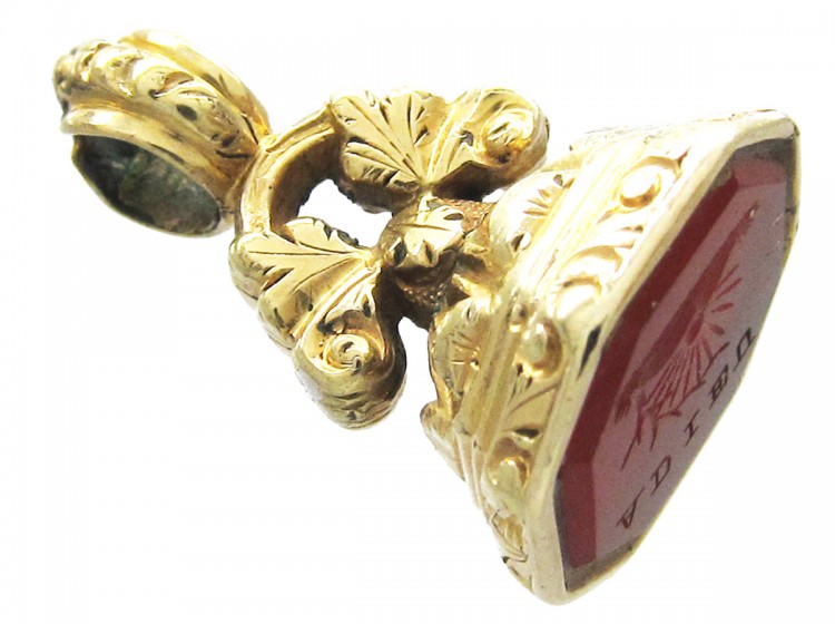 Regency Gold-Cased & Carnelian Seal