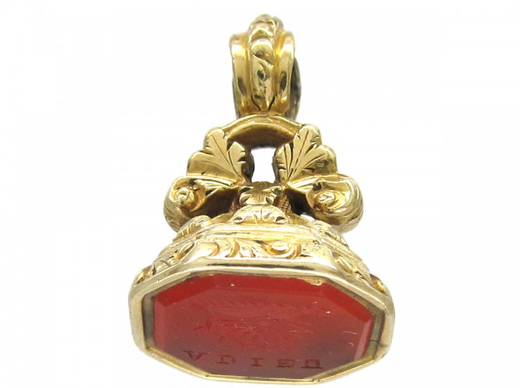 Regency Gold-Cased & Carnelian Seal