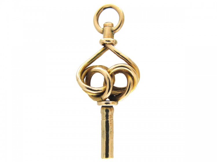 Victorian Gold-Cased Knot Watch Key