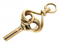 Victorian Gold-Cased Knot Watch Key