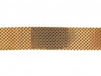 French 18ct Gold Buckle Bracelet