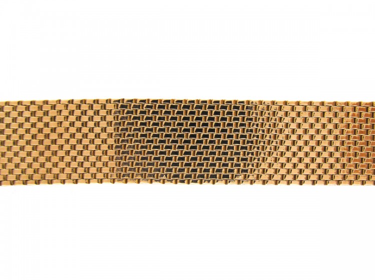 French 18ct Gold Buckle Bracelet
