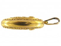 Victorian 15ct Gold Rose Locket
