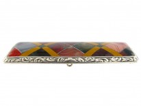 Victorian Silver & Agate Scottish Brooch