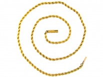 Victorian 18ct Gold Prince of Wales Twist Chain