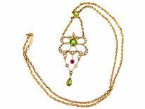 Suffragette Gold Pendant on Chain