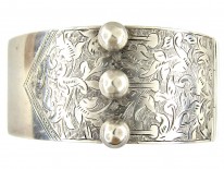 Victorian Silver Stud Bangle