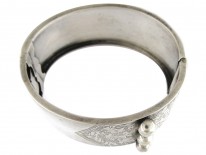 Victorian Silver Stud Bangle