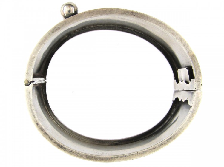 Victorian Silver Stud Bangle
