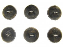 Theodor Fahrner Style Silver, Enamel & Chalcedony Buttons