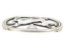 Georg Jensen Silver Deer Brooch