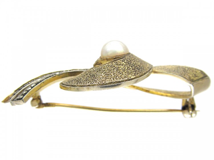 Theodor Fahrner Silver & Marcasite Brooch
