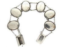 Silver Art Deco Butterfly Wing Bracelet of Ladies