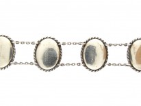 Silver Art Deco Butterfly Wing Bracelet of Ladies