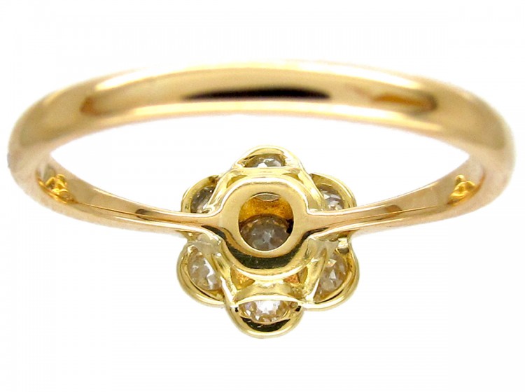 Edwardian Diamond Cluster Ring