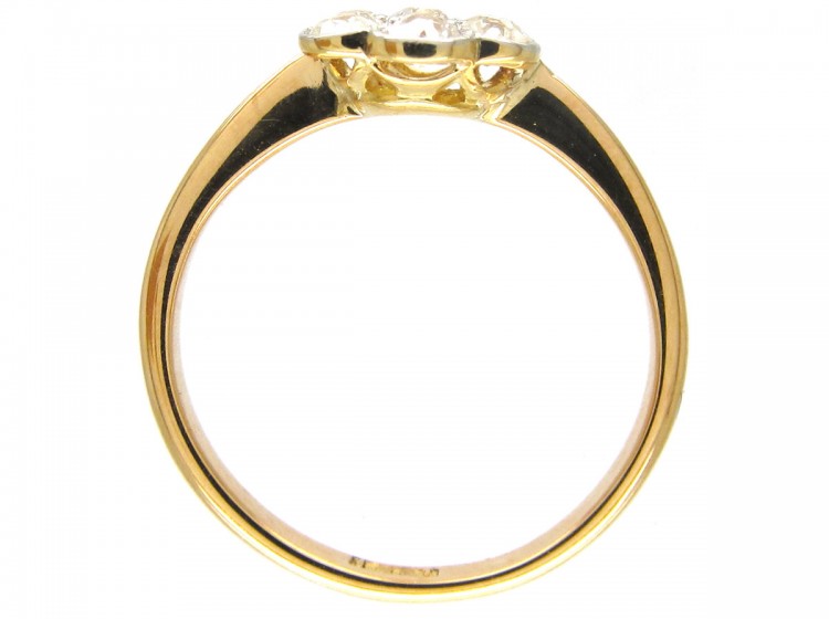Edwardian Diamond Cluster Ring