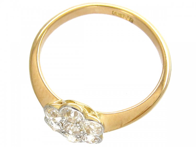 Edwardian Diamond Cluster Ring
