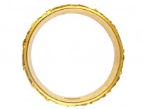 22ct Gold Oak Leaf Design Victorian Ring