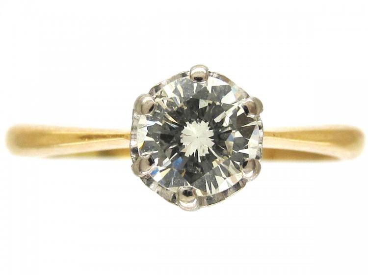 Art Deco Diamond Solitaire Ring