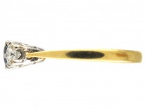 Sapphire & Diamond Three Stone Ring