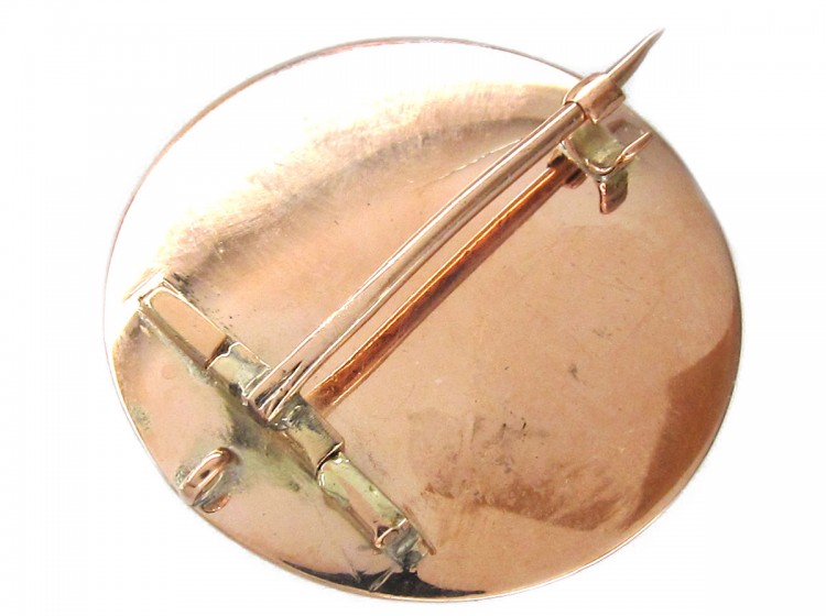 Georgian Gold Miniature Brooch