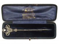 Edwardian Diamond Set Fleurs de Lys Brooch