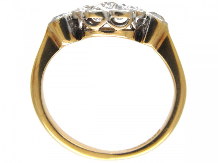 Edwardian Diamond Cluster Ring