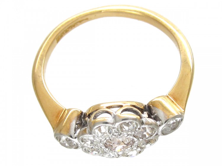 Edwardian Diamond Cluster Ring