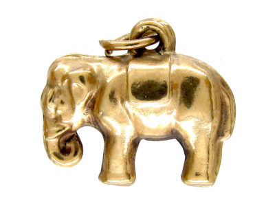 9ct Gold Elephant Charm 9ct Gold Elephant Charm