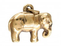9ct Gold Elephant Charm