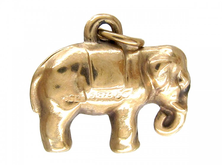 9ct Gold Elephant Charm