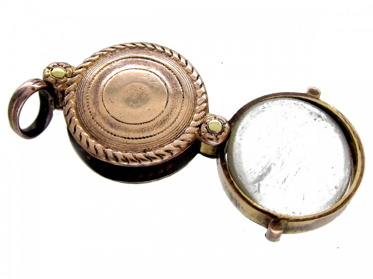 Small Georgian Gold Cased Quizzing Glass