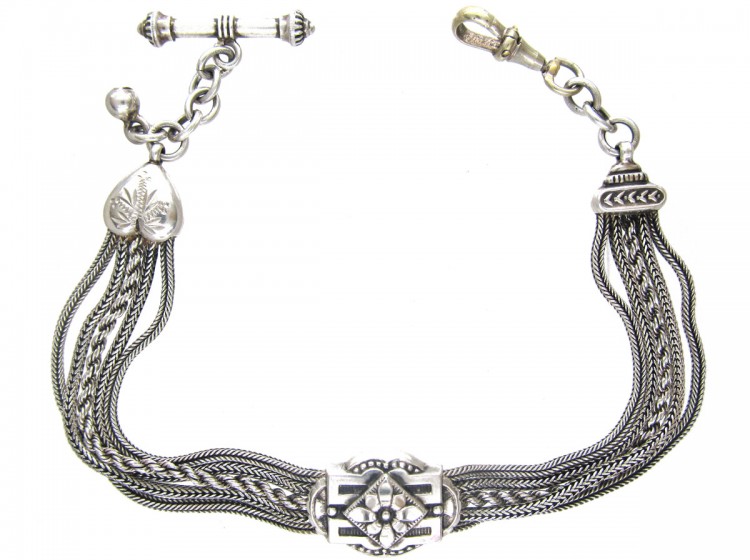 Victorian Silver Albertina Bracelet