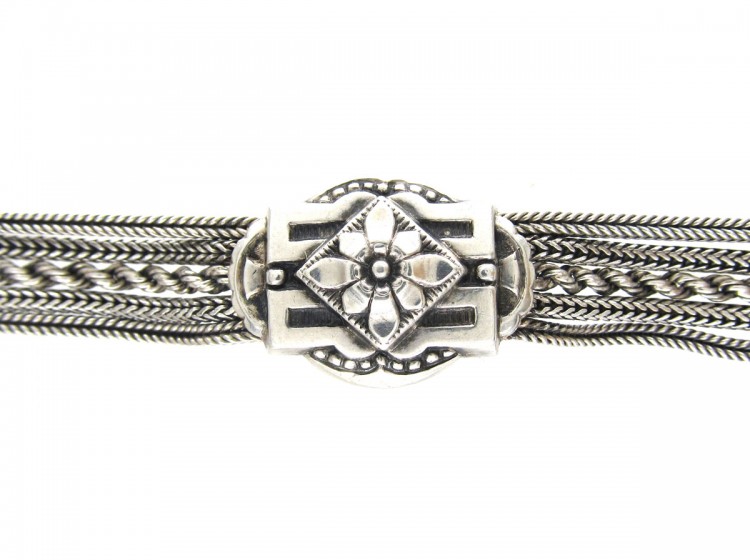 Victorian Silver Albertina Bracelet