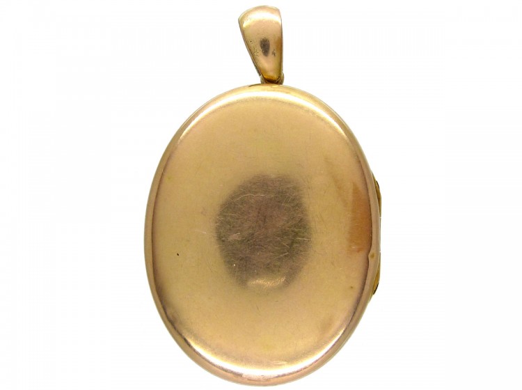 Be Bolde and Be Wyse Enamel & Gold Victorian Locket