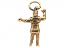 9ct Gold Traffic Policeman Charm