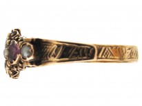 Victorian Double Hearts 15ct Gold Ring