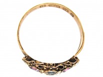 Victorian Double Hearts 15ct Gold Ring