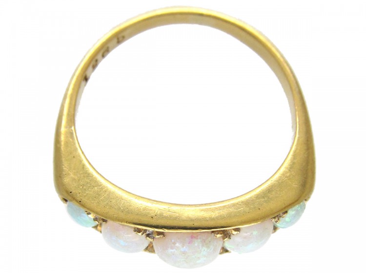 Victorian Five Stone Opal Ring