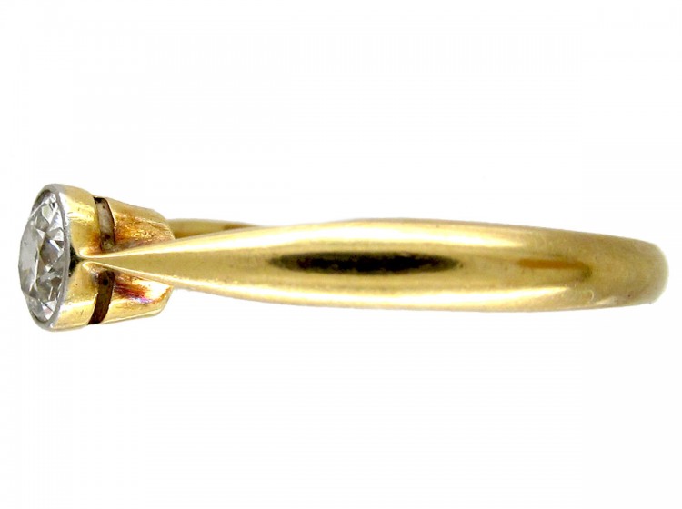 Edwardian Single Stone Diamond Ring