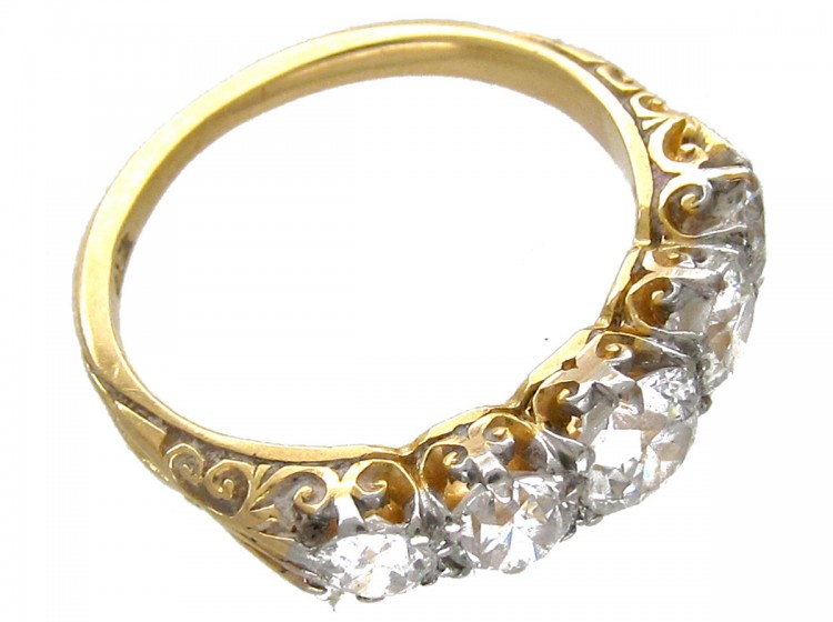 Edwardian Five Stone Diamond Ring