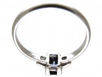 Art Deco Sapphire & Diamond Ring