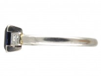 Art Deco Sapphire & Diamond Ring