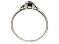 Art Deco Sapphire & Diamond Ring