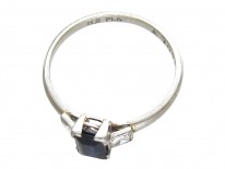 Art Deco Sapphire & Diamond Ring