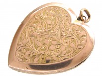 Large 9ct Gold Heart Locket
